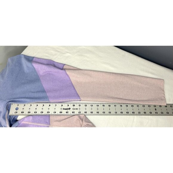 Outdoor Voices 7/8 Springs Leggings Womens Small Blue Pink Colorblock Yoga Gym - Picture 8 of 11